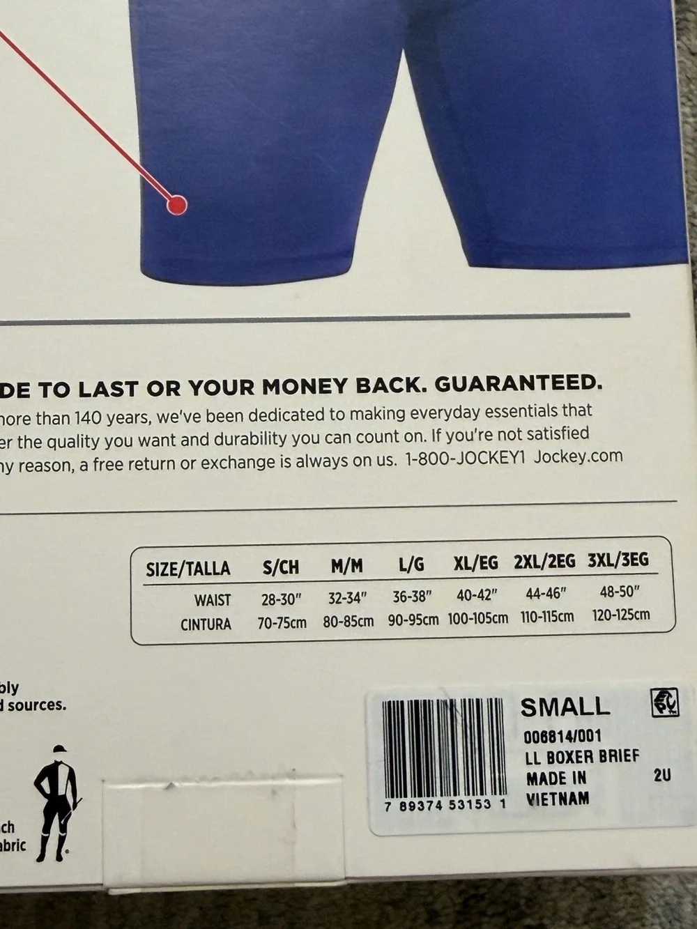 Underwear Jockey Microfiber Stretch Boxer Briefs Size s